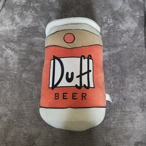 Duff beer Can, Stuffed, THE SIMPSONS, UNIVERSAL STUDIOS, 2018, 16 INCHES